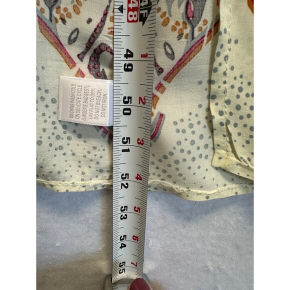 Coco + Carmen Boho Wrap Lightweight Duster Cardigan S/M Coastal SOFT - Picture 8 of 13